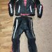 Costum moto, combinezon Berik, piele naturala si perforata pe alocuri, 54