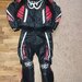 Costum moto, combinezon Berik, piele naturala si perforata pe alocuri, 54
